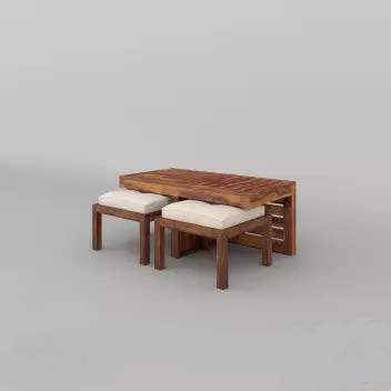 Perfect Homes Sheesham Wood Solid Wood Coffee Table (Finish Color - Honey Teak)