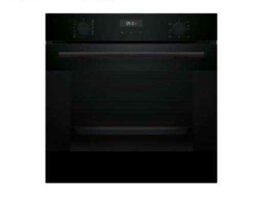 Bosch Series 4 Built-in Electric Oven with Steam Function, 60 x 60 cm, Multiple Cooking Modes, LED Display, Black