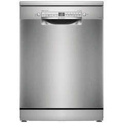 BOSCH Series 6 14 Place Settings Free Standing Dishwasher with Glass Protection Technology (No Pre-rinse Required, Silver)