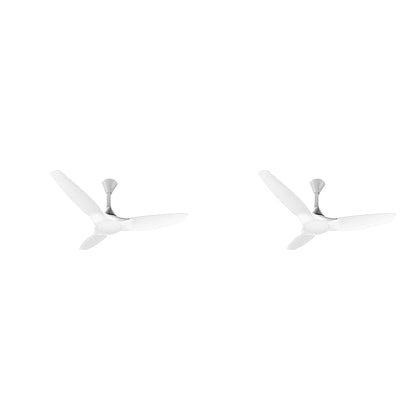 Crompton SilentPro Enso 1225 mm ActivBLDC Remote-controlled Ceiling Fan with Anti-Dust Technology | 2X Silent |iF Design Award 2021 | 5 Years Warranty (White)