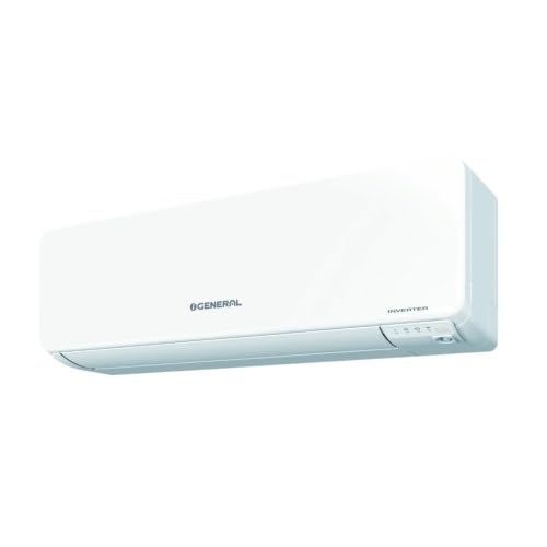 O General 1 Ton 5 Star Inverter Split AC | Copper Condenser | PM 2.5 Filter | Ambient Cooling | R32 Refrigerant (ASGG12CGAA-B, White) 2025 Model