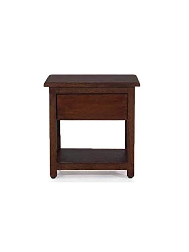 Side Table (Walnut) for Bedroom | Sheesham Wood Bedside Table for Bedroom Wooden Side Table