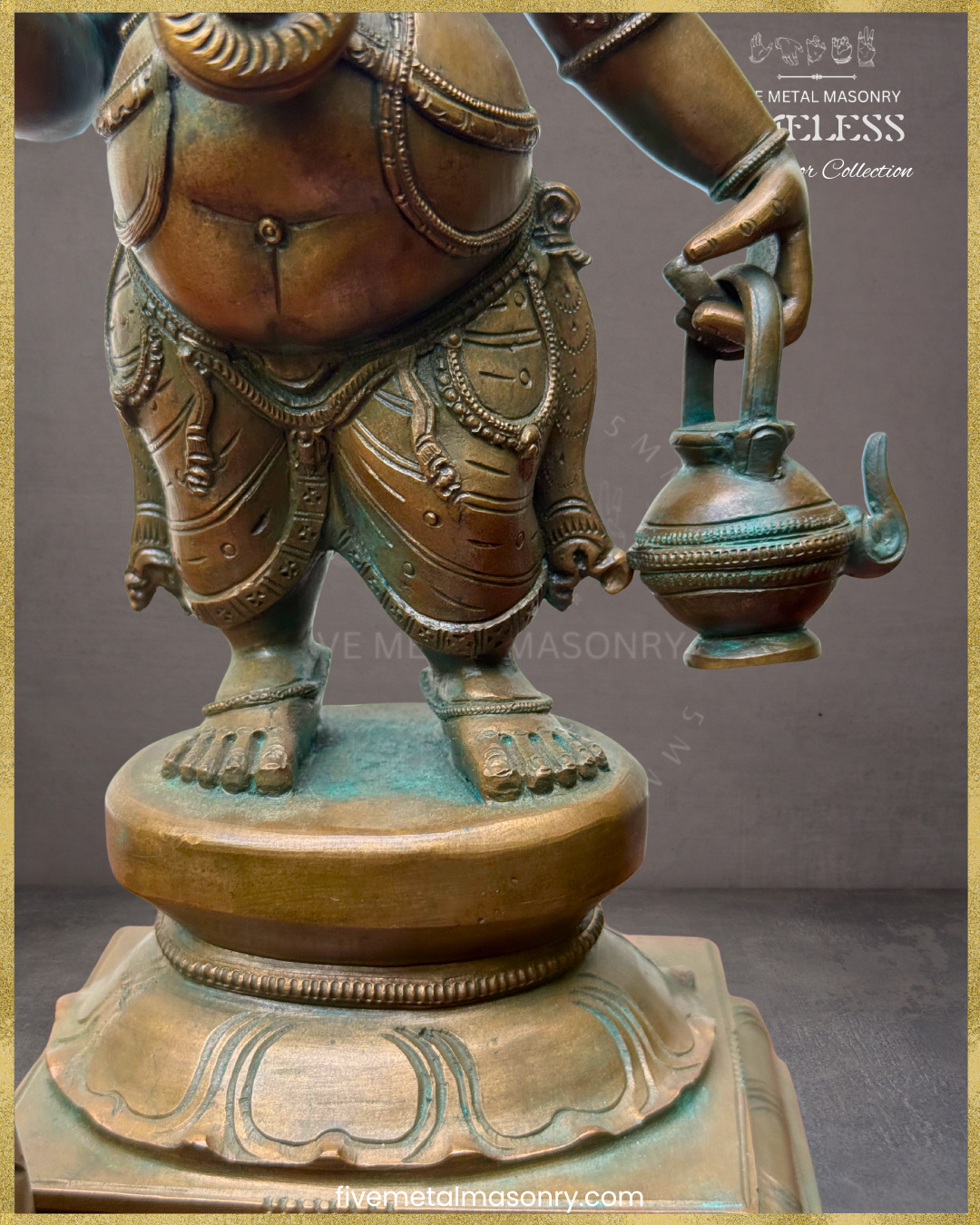 Mappillai Ganesha  Panchaloha Bronze Icon - 11"- Timeless Collection
