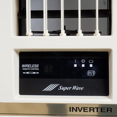 OGeneral 1.8 Ton 4 Star Inverter Window AC | Copper Condenser | Anti Bacterial Filter | Super Wave Technology | Dust Filter | Stabilizer Free Operation (AXGB22CHAA-B, White)