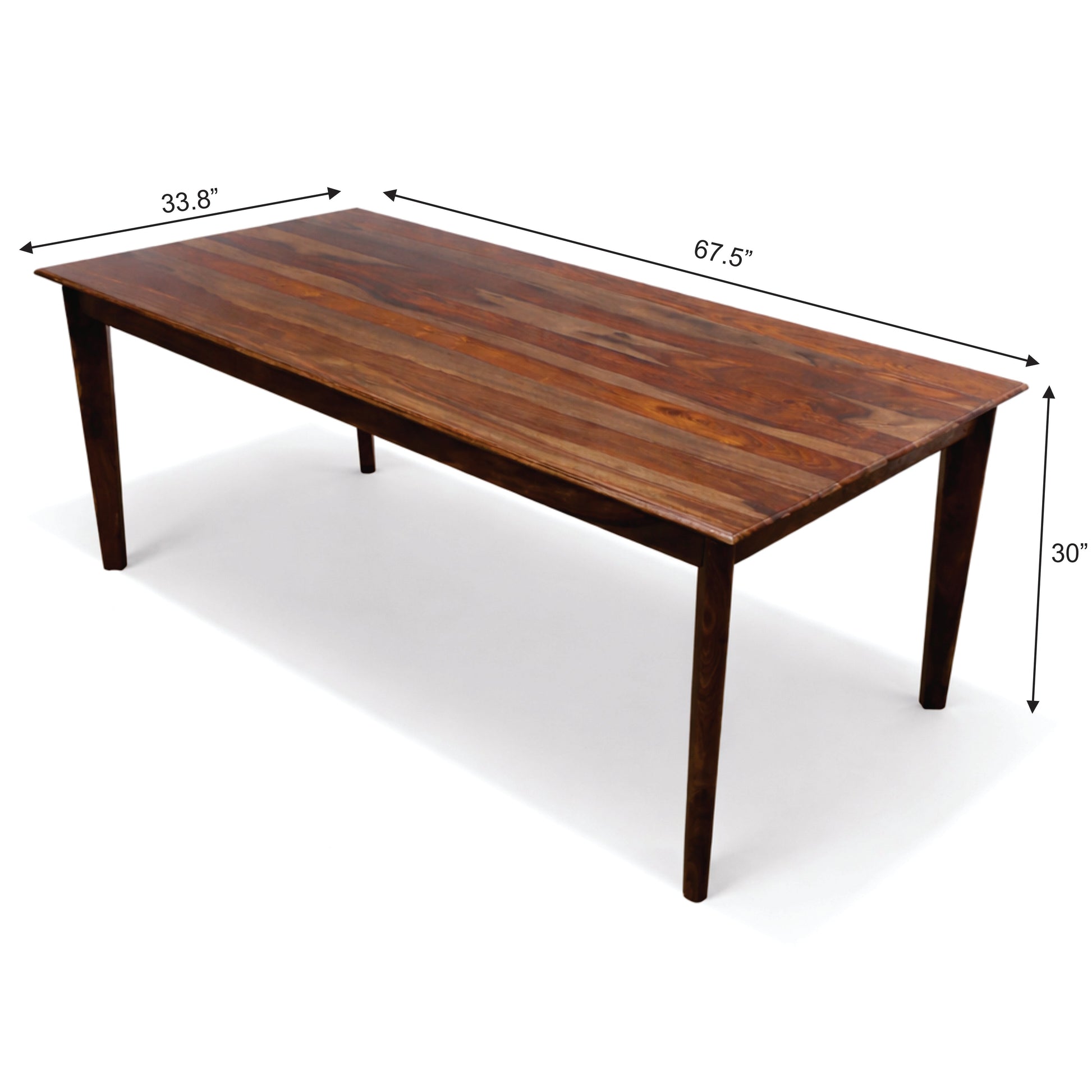 Urban Living Solid Sheesham Wood 8 Seater Dining Table