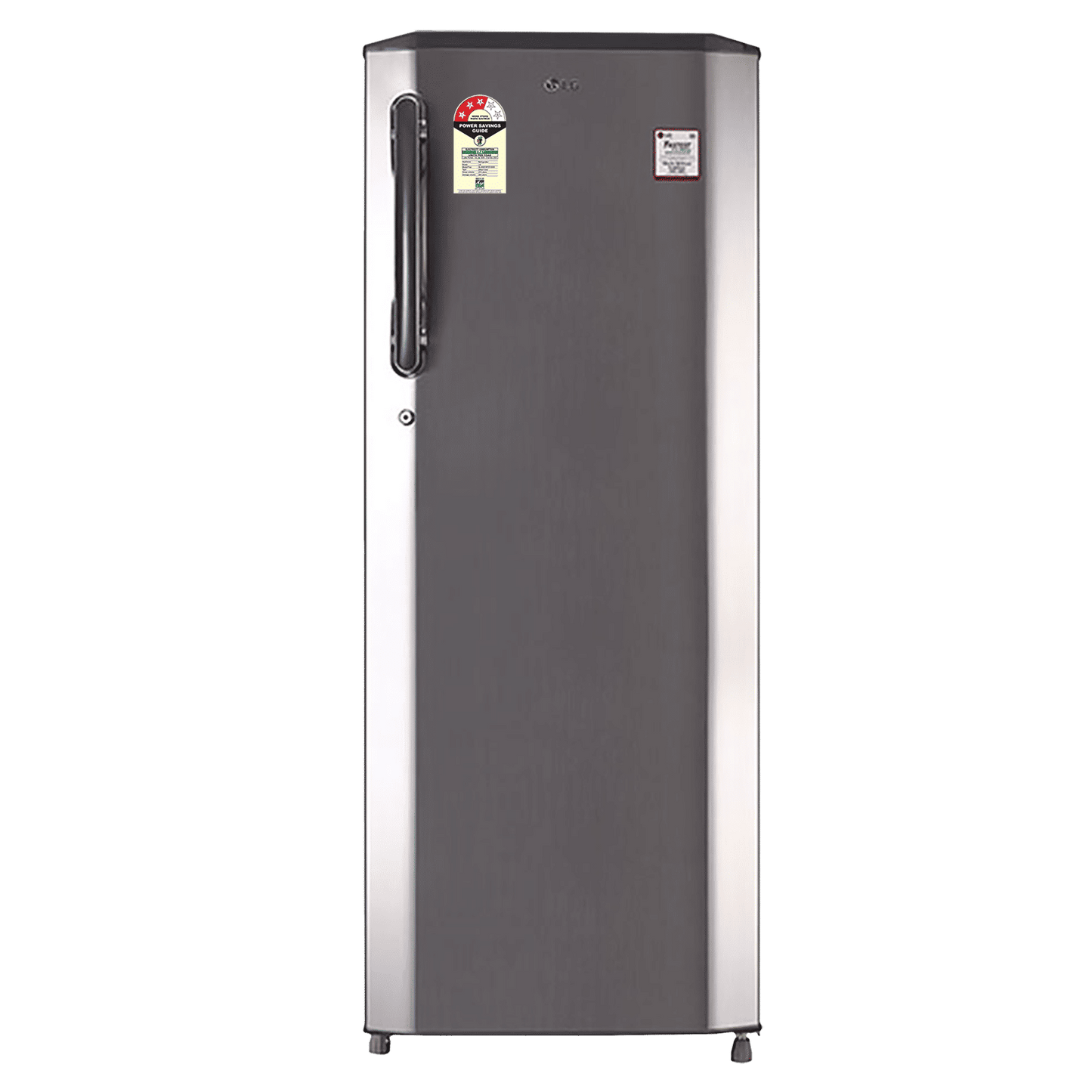 LG 261 Litres 3 Star Direct Cool Single Door Refrigerator with Stabilizer Free Operation (GL-B281BPZX.DPZZEB, Shiny Steel)