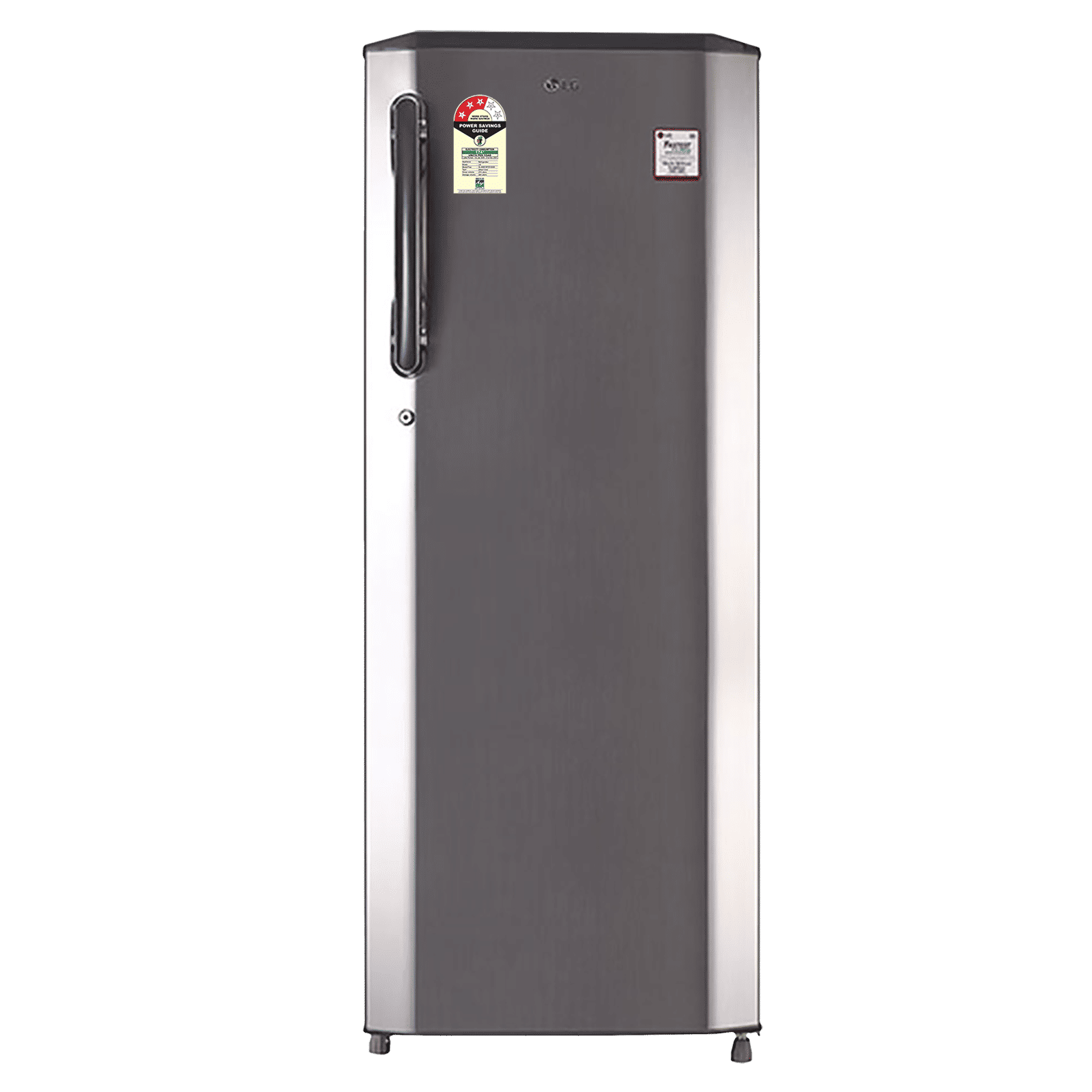 LG 261 Litres 3 Star Direct Cool Single Door Refrigerator with Stabilizer Free Operation (GL-B281BPZX.DPZZEB, Shiny Steel)