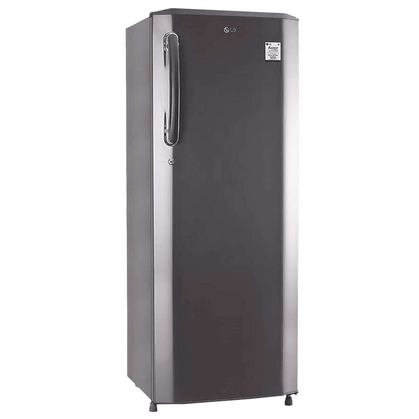 LG 261 Litres 3 Star Direct Cool Single Door Refrigerator with Stabilizer Free Operation (GL-B281BPZX.DPZZEB, Shiny Steel)