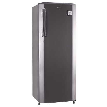 LG 261 Litres 3 Star Direct Cool Single Door Refrigerator with Stabilizer Free Operation (GL-B281BPZX.DPZZEB, Shiny Steel)