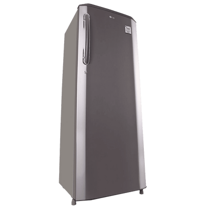 LG 261 Litres 3 Star Direct Cool Single Door Refrigerator with Stabilizer Free Operation (GL-B281BPZX.DPZZEB, Shiny Steel)