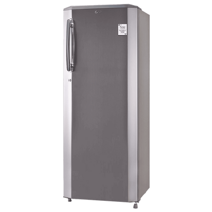 LG 261 Litres 3 Star Direct Cool Single Door Refrigerator with Stabilizer Free Operation (GL-B281BPZX.DPZZEB, Shiny Steel)