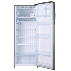 LG 261 Litres 3 Star Direct Cool Single Door Refrigerator with Stabilizer Free Operation (GL-B281BPZX.DPZZEB, Shiny Steel)