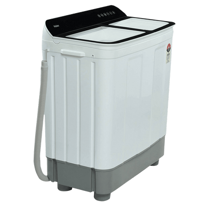 Haier 10 kg 5 Star Semi Automatic Washing Machine with 4D Magic Filter (HTW100-178BK, Black)