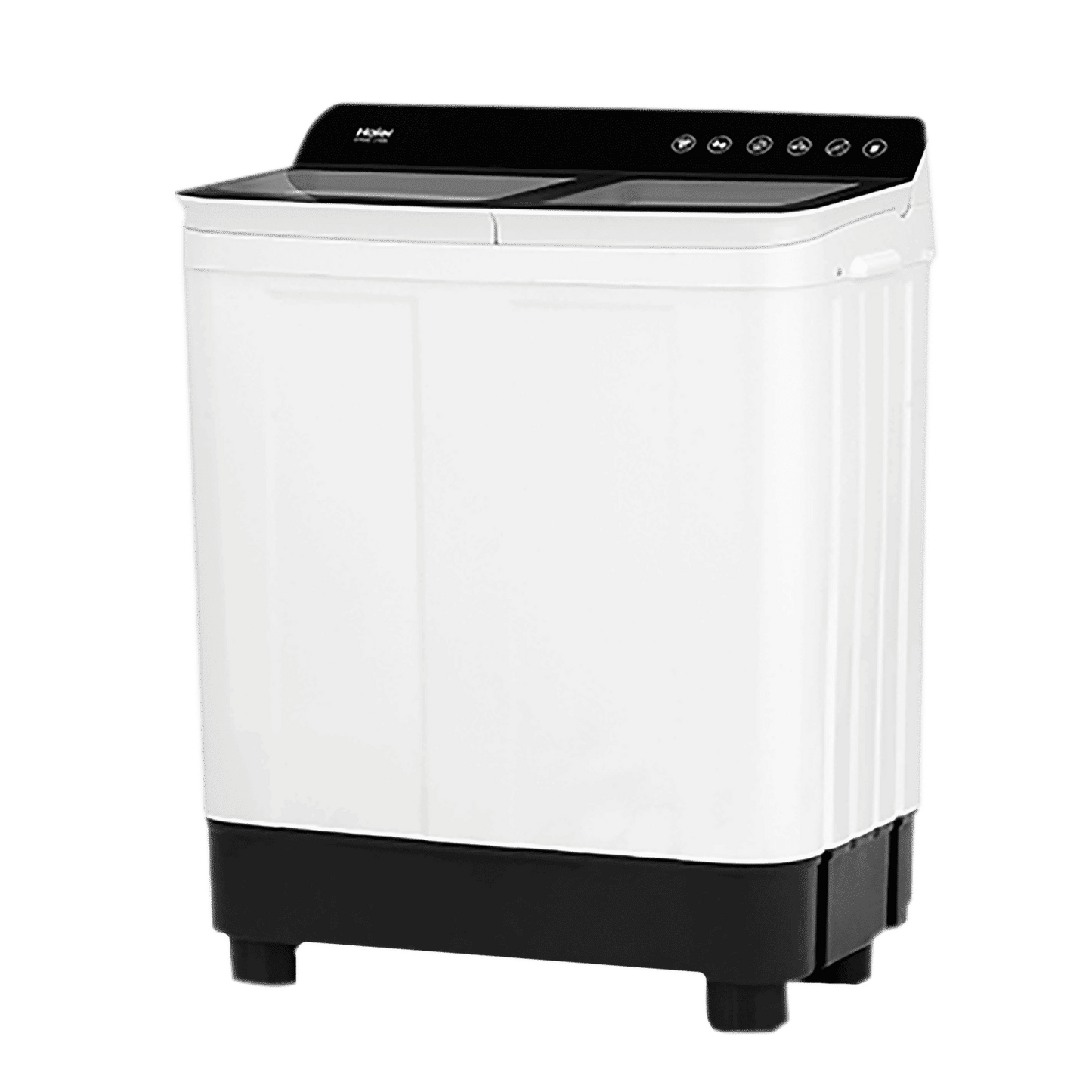 Haier 10 kg 5 Star Semi Automatic Washing Machine with 4D Magic Filter (HTW100-178BK, Black)