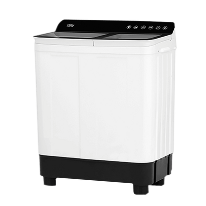 Haier 10 kg 5 Star Semi Automatic Washing Machine with 4D Magic Filter (HTW100-178BK, Black)