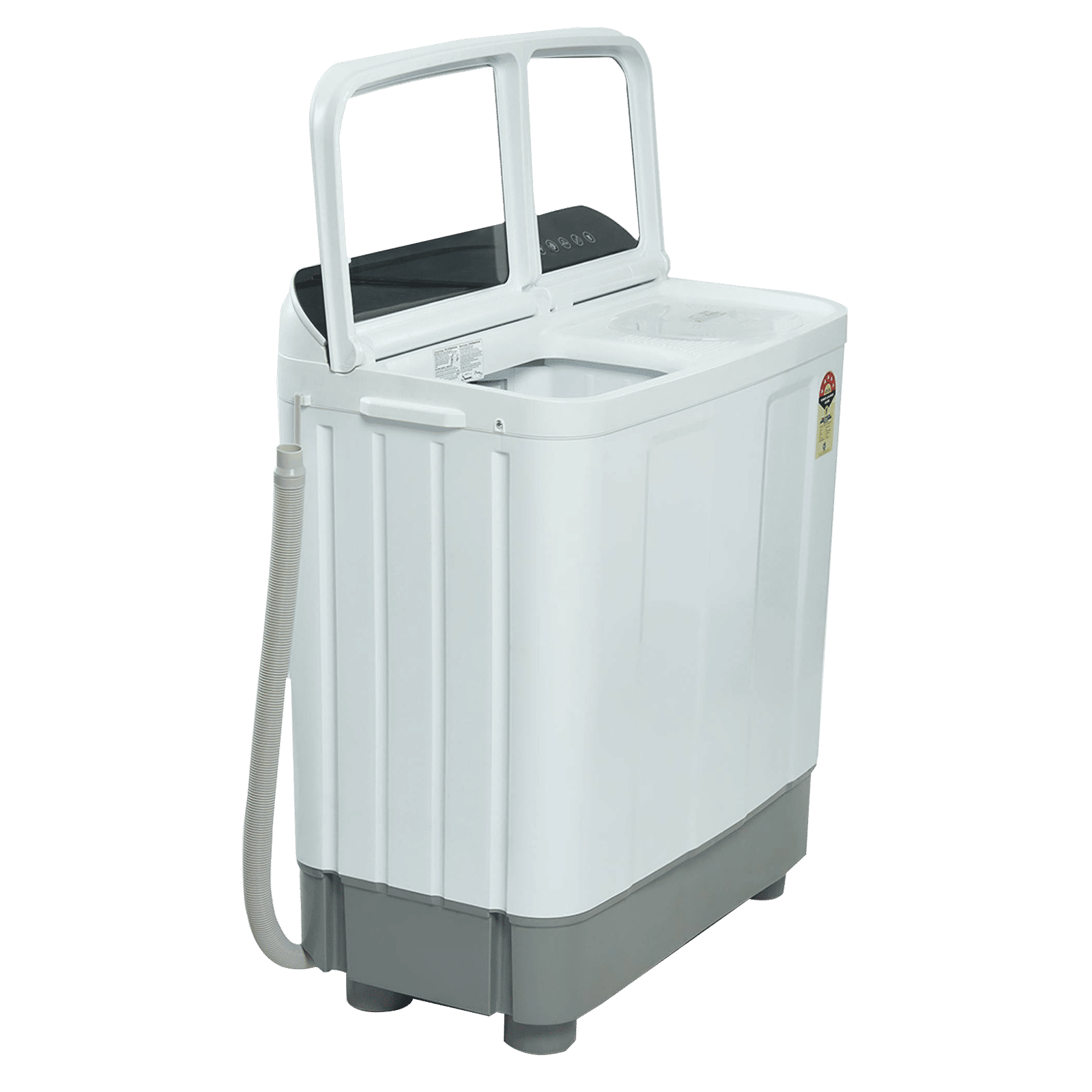 Haier 10 kg 5 Star Semi Automatic Washing Machine with 4D Magic Filter (HTW100-178BK, Black)