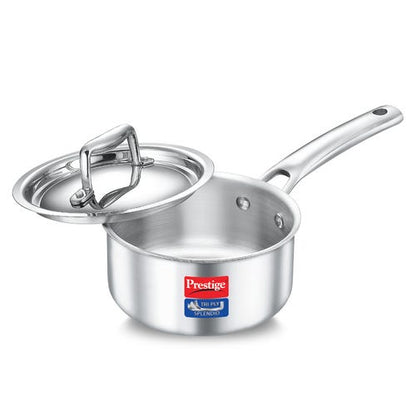 Prestige Tri Ply Splendid Sauce Pan With SS Lid
