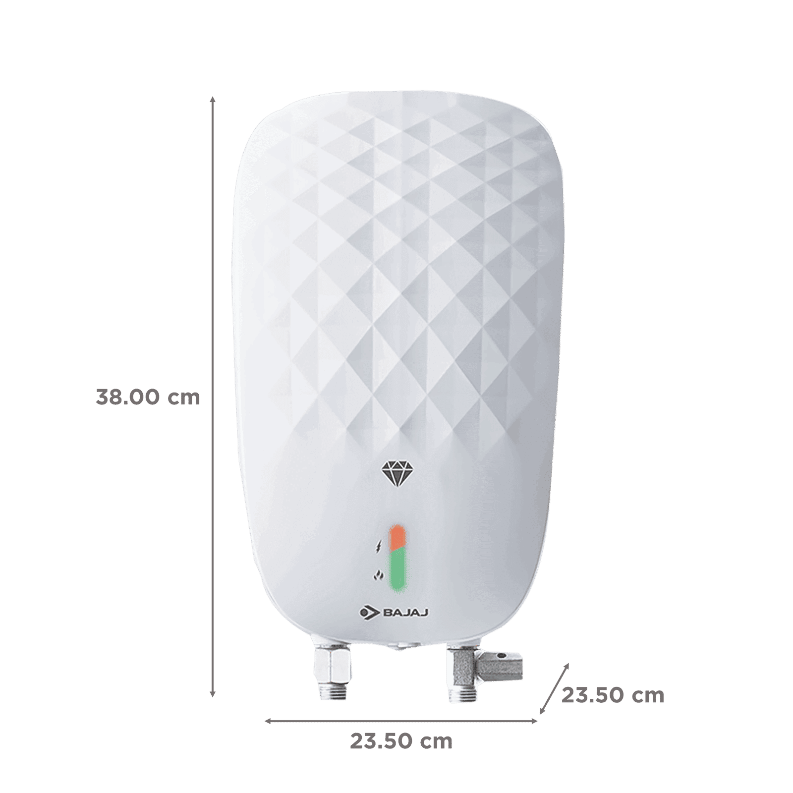 BAJAJ Juvel 1 Litre Vertical Instant Geyser with Multiple Safety Systems (White)