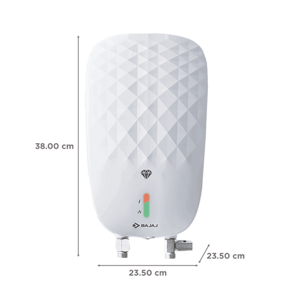 BAJAJ Juvel 1 Litre Vertical Instant Geyser with Multiple Safety Systems (White)