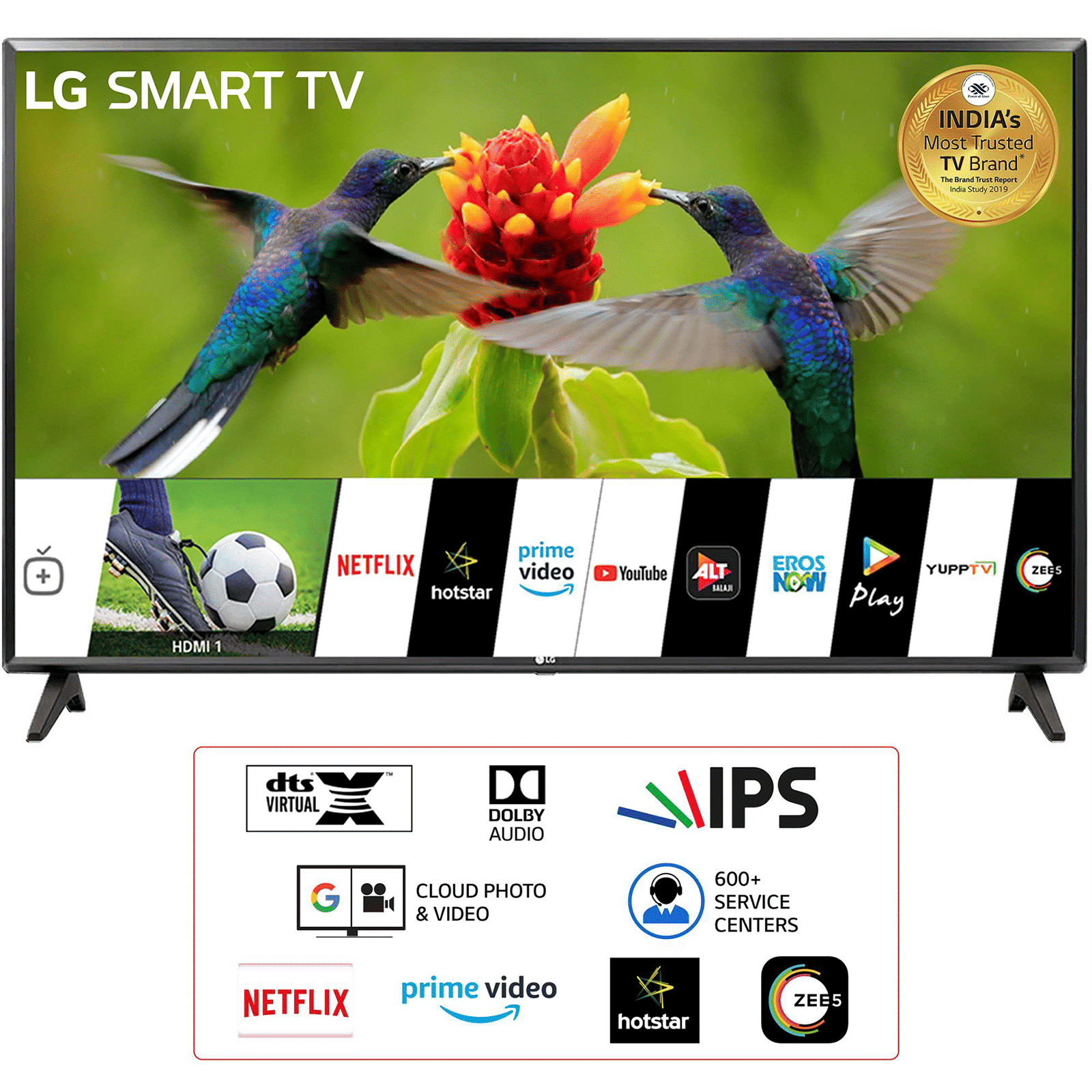 LG LM56 80cm (32 Inch) HD Ready LED Smart WebOS TV with DTS Virtual:X
