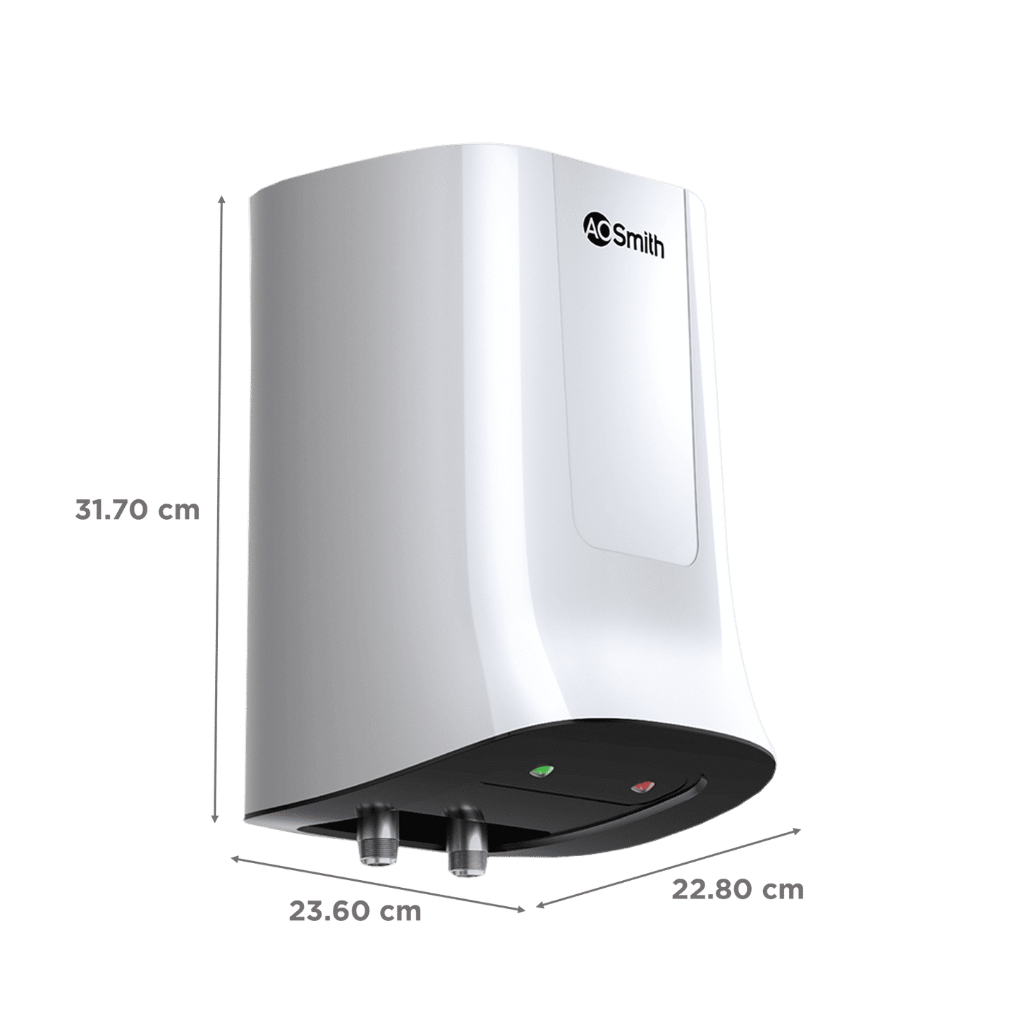 AO Smith MiniBot 3 Litre 5 Star Vertical Instant Geyser with Cutting Edge Technology (White)