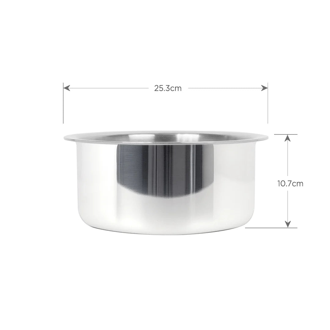 Meyer Trivantage 22cm Tri-Ply Stainless Steel Tope With Lid