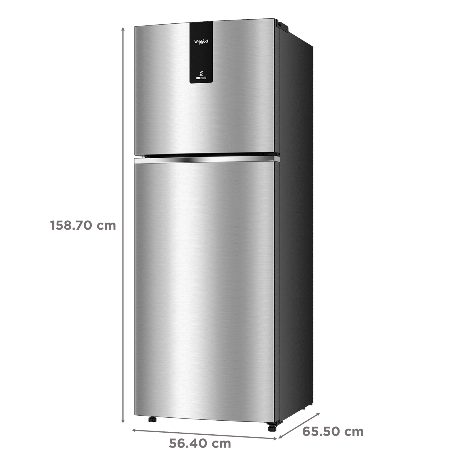 Whirlpool Neofresh 235 Litres 2 Star Frost Free Double Door Refrigerator with Microblock Technology (22099, Grey)