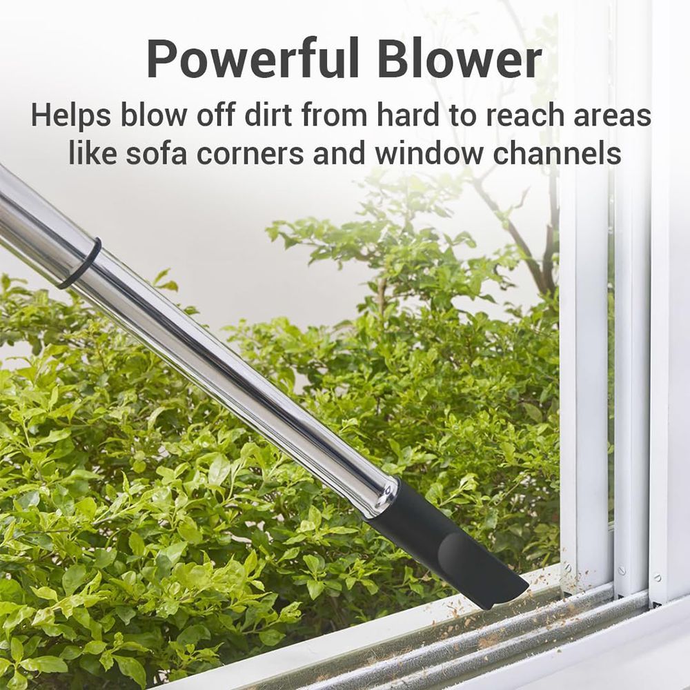 EUREKA FORBES Stellar 1600W Dry Vacuum Cleaner with Suction & Blower Function (LED Vario Power, Orange & Black)