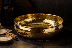 Brass Urli / Nacho Bowl – Handmade Brass Bowl for Snacks-1