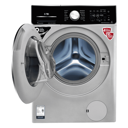 IFB 8.5/6.5 kg 5 Star Inverter Fully Automatic Front Load Washer Dryer (Executive ZXS, Power Steam Wash, Silver)