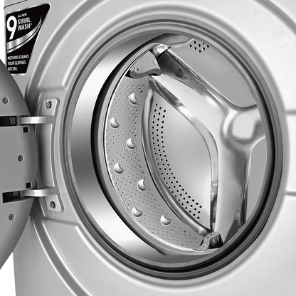 IFB 8.5/6.5 kg 5 Star Inverter Fully Automatic Front Load Washer Dryer (Executive ZXS, Power Steam Wash, Silver)