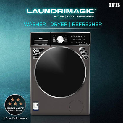 IFB 8.5/6.5 kg 5 Star Inverter Fully Automatic Front Load Washer Dryer (Executive ZXM, Power Steam Wash, Mocha)