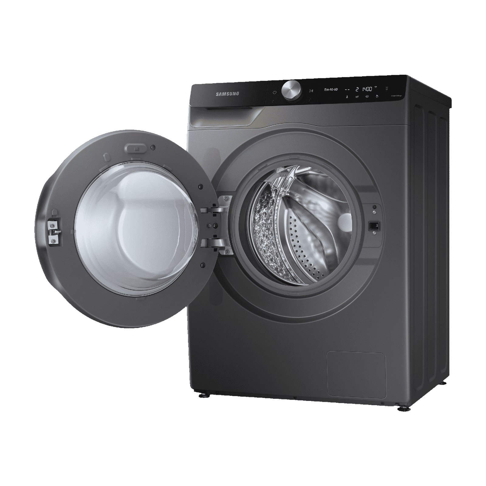 SAMSUNG 10.5/7 kg Inverter Fully Automatic Front Load Washer Dryer (WD10T704DBX/TL, AI Control Display, Inox)
