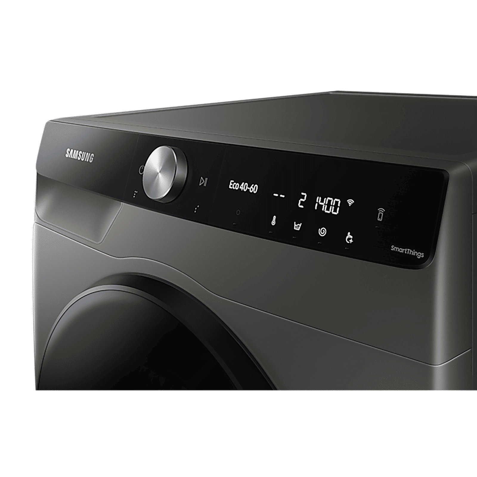 SAMSUNG 10.5/7 kg Inverter Fully Automatic Front Load Washer Dryer (WD10T704DBX/TL, AI Control Display, Inox)