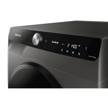 SAMSUNG 10.5/7 kg Inverter Fully Automatic Front Load Washer Dryer (WD10T704DBX/TL, AI Control Display, Inox)