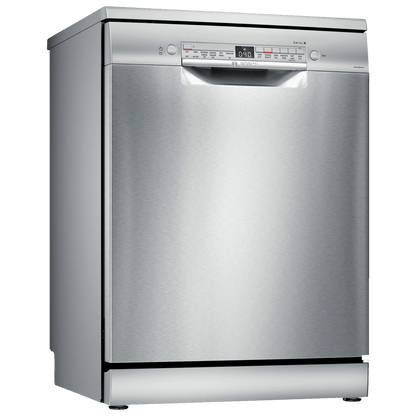 BOSCH Series 6 13 Place Settings Free Standing Dishwasher with Glass Protection Technology (Silver Inox)