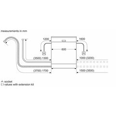 BOSCH Series 6 13 Place Settings Free Standing Dishwasher with Glass Protection Technology (Silver Inox)