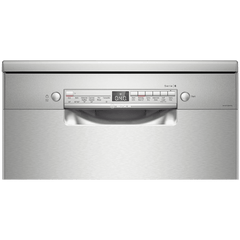 BOSCH Series 6 13 Place Settings Free Standing Dishwasher with Glass Protection Technology (Silver Inox)