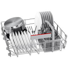 BOSCH Series 6 13 Place Settings Free Standing Dishwasher with Glass Protection Technology (Silver Inox)