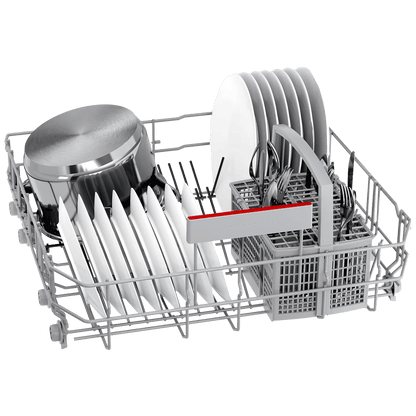 BOSCH Series 6 13 Place Settings Free Standing Dishwasher with Glass Protection Technology (Silver Inox)