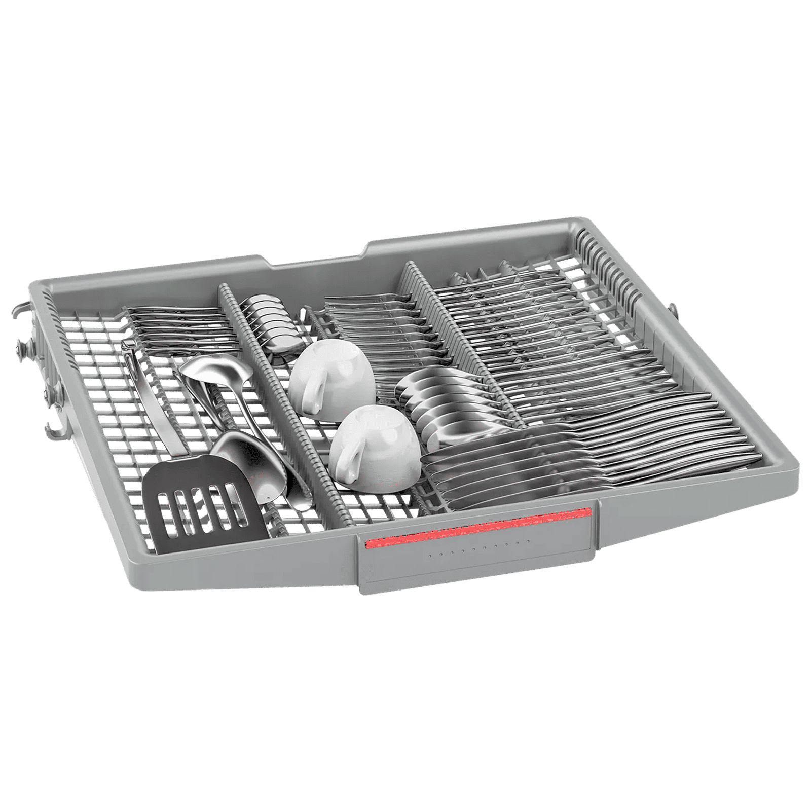 BOSCH Series 6 14 Place Settings Free Standing Dishwasher with Triple Rackmatic System (Silver Inox)