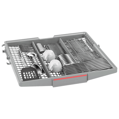 BOSCH Series 6 14 Place Settings Free Standing Dishwasher with Triple Rackmatic System (Silver Inox)