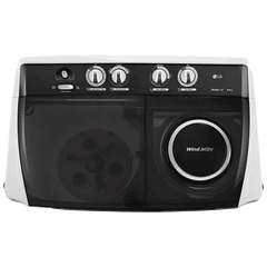 LG 9 kg 5 Star Semi Automatic Washing Machine with Lint Filter (P9041SGAZ.ADGQEIL, Grey)