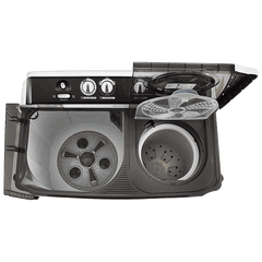 LG 9 kg 5 Star Semi Automatic Washing Machine with Lint Filter (P9041SGAZ.ADGQEIL, Grey)