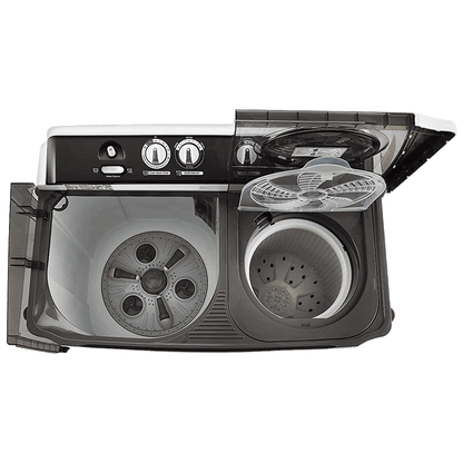 LG 9 kg 5 Star Semi Automatic Washing Machine with Lint Filter (P9041SGAZ.ADGQEIL, Grey)