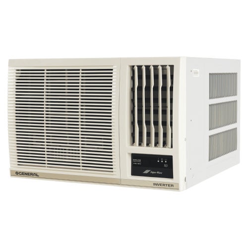 Ogeneral Hyper Tropical 0.84 Ton 2 Star Window AC | Copper Condenser | Super Wave Technology | Backlit Remote | Integrated On-Off Timer (AMGB09BBWA-B)