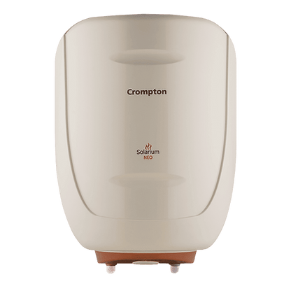 Crompton Solarium Neo 6 Litres 4 Star Vertical Storage Water Geyser with Glass Coated Incoloy Heating Element (White)