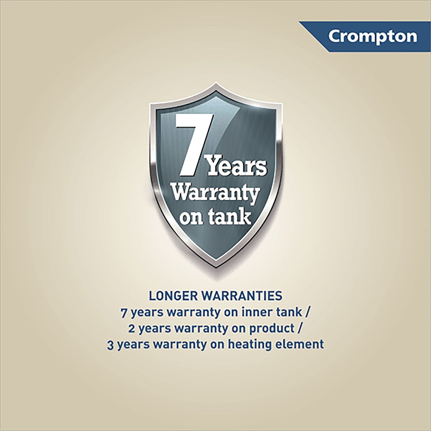 Crompton Solarium Neo 6 Litres 4 Star Vertical Storage Water Geyser with Glass Coated Incoloy Heating Element (White)