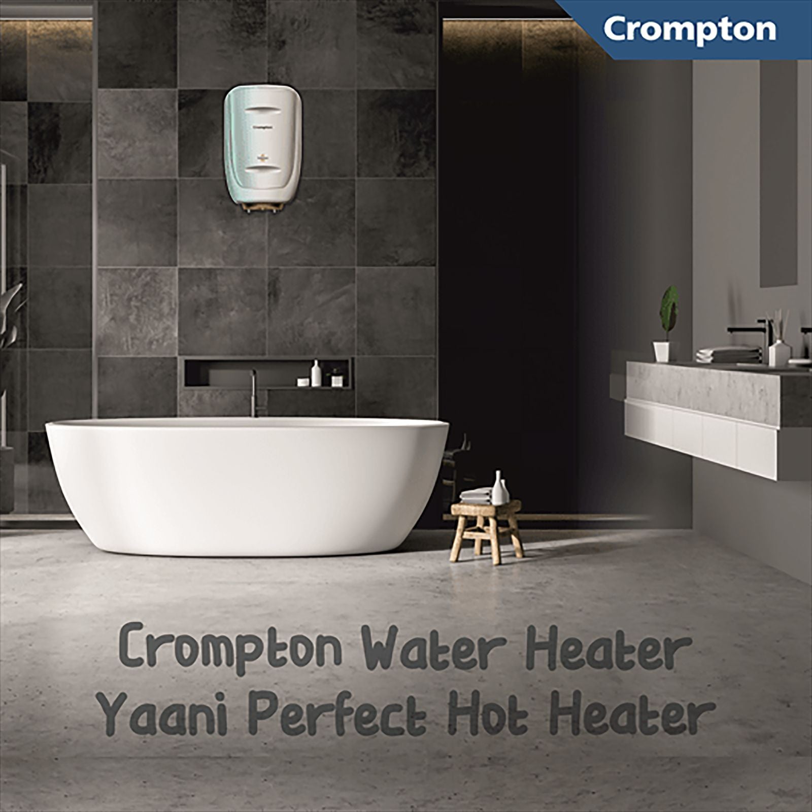 Crompton Solarium Neo 6 Litres 4 Star Vertical Storage Water Geyser with Glass Coated Incoloy Heating Element (White)