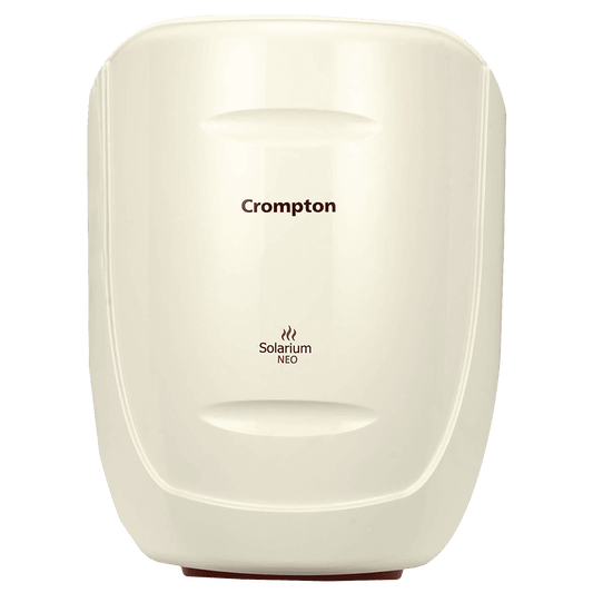 Crompton Solarium Neo 10 Litres 5 Star Vertical Storage Water Geyser with Glass Coated Incoloy Heating Element (White)